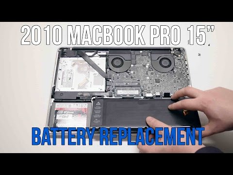 2010 Macbook Pro 15" A1286 Battery Replacement