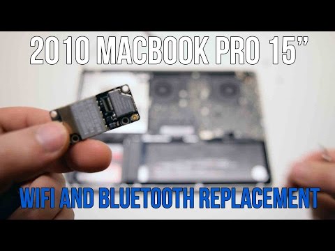 2010 Macbook Pro 15" A1286 WiFi and Bluetooth Card Replacement