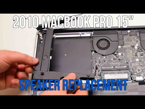 2010 Macbook Pro 15" A1286 Left and Right Speaker Replacement