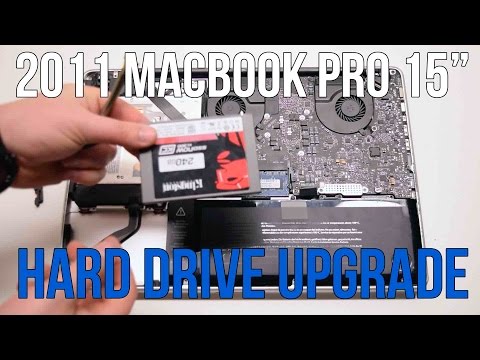 2011 Macbook Pro 15" A1286 Hard Drive Upgrade