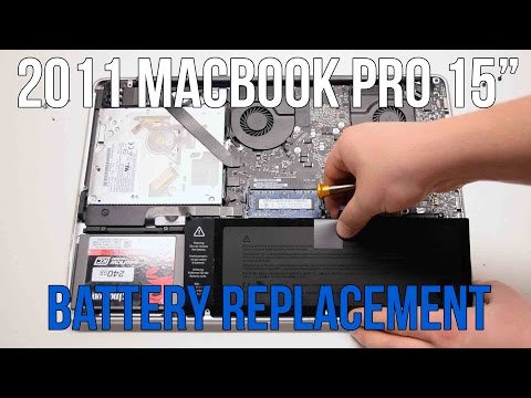2011 Macbook Pro 15" A1286 Battery Replacement