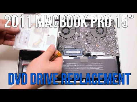 2011 Macbook Pro 15" A1286 DVD Drive Replacement