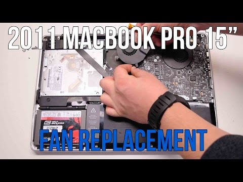 2011 Macbook Pro 15" A1286 Left and Right Fan Replacement