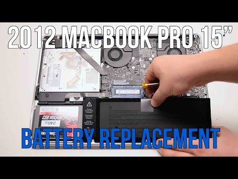2012 Macbook Pro 15" A1286 Battery Replacement