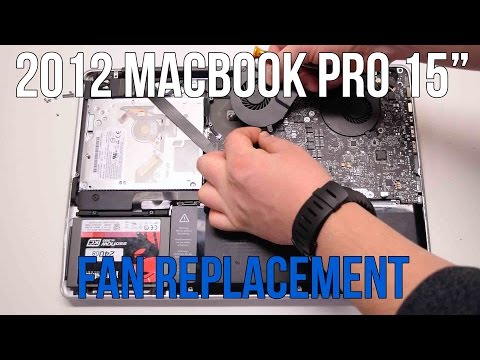 2012 Macbook Pro 15" A1286 Left and Right Fan Replacement