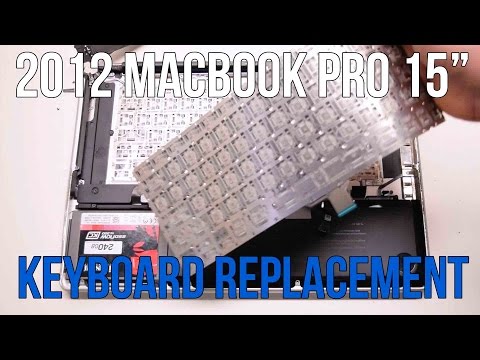 2012 Macbook Pro 15" A1286 Keyboard Replacement