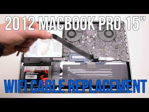 2012 Macbook Pro 15" A1286 WiFi Cable Replacement