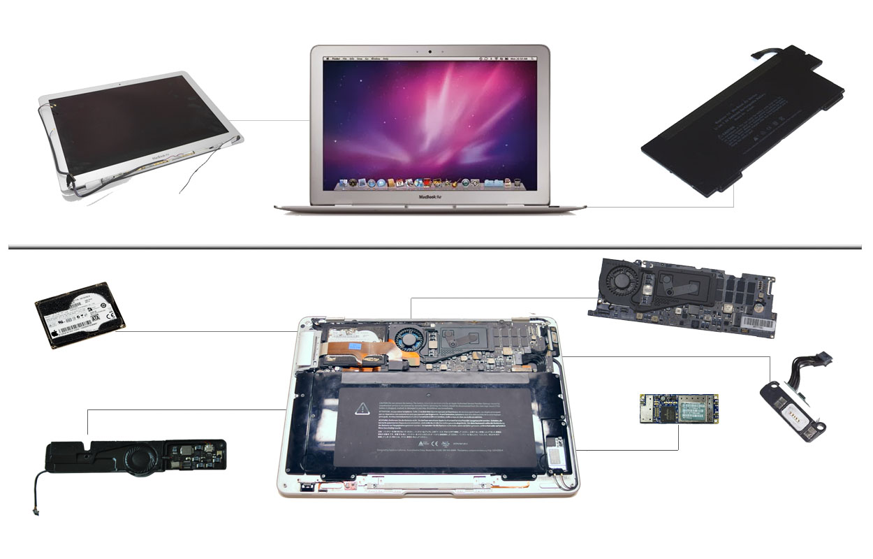 Macbook Air Original, 2008 and 2009 A1237 and A1304