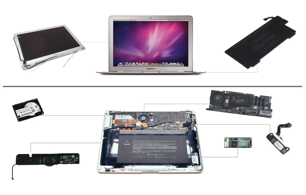 Macbook Air Original, 2008 and 2009 A1237 and A1304