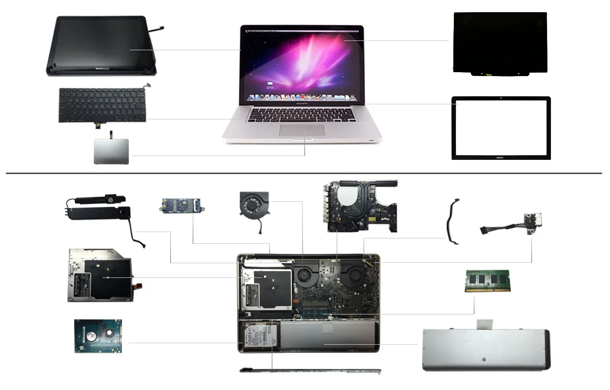 15" Macbook Pro 2008 (A1286)