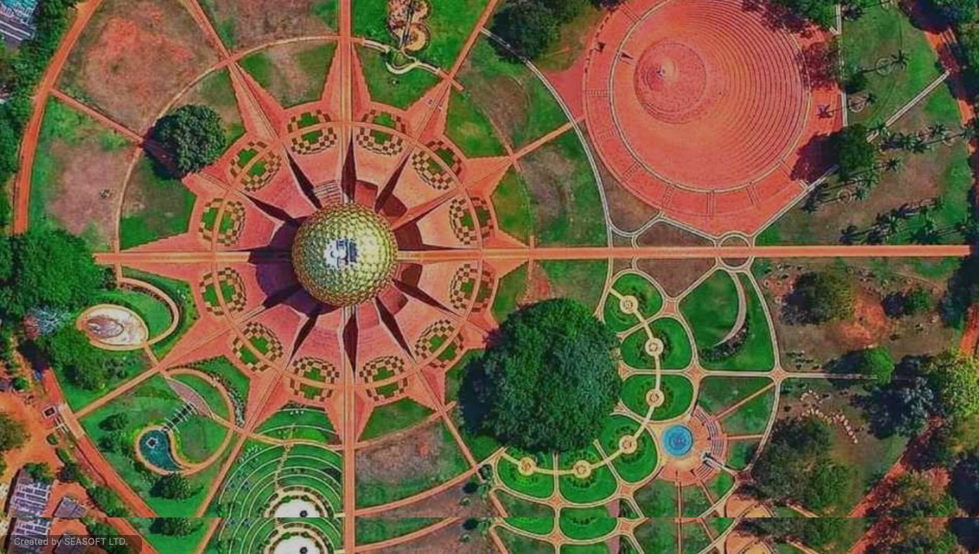 Aurobindo Ashram - Auraville, the heart of Auroville, a spiritual center 