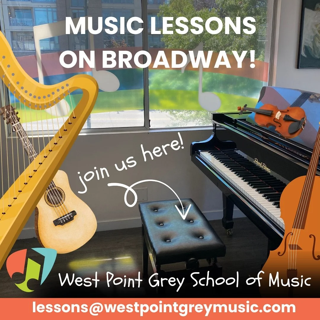 📚 🎶 A few spots available with our piano, guitar, violin, cello, and harp teachers! Register now for your most musical year yet! 😁 🎶

#yvr 
#vancouverbc 
#vancouverisawesome 
#musiclessons 
#kidsmusic 
#musicforkids 
#vancouvermusic
#musiclessons