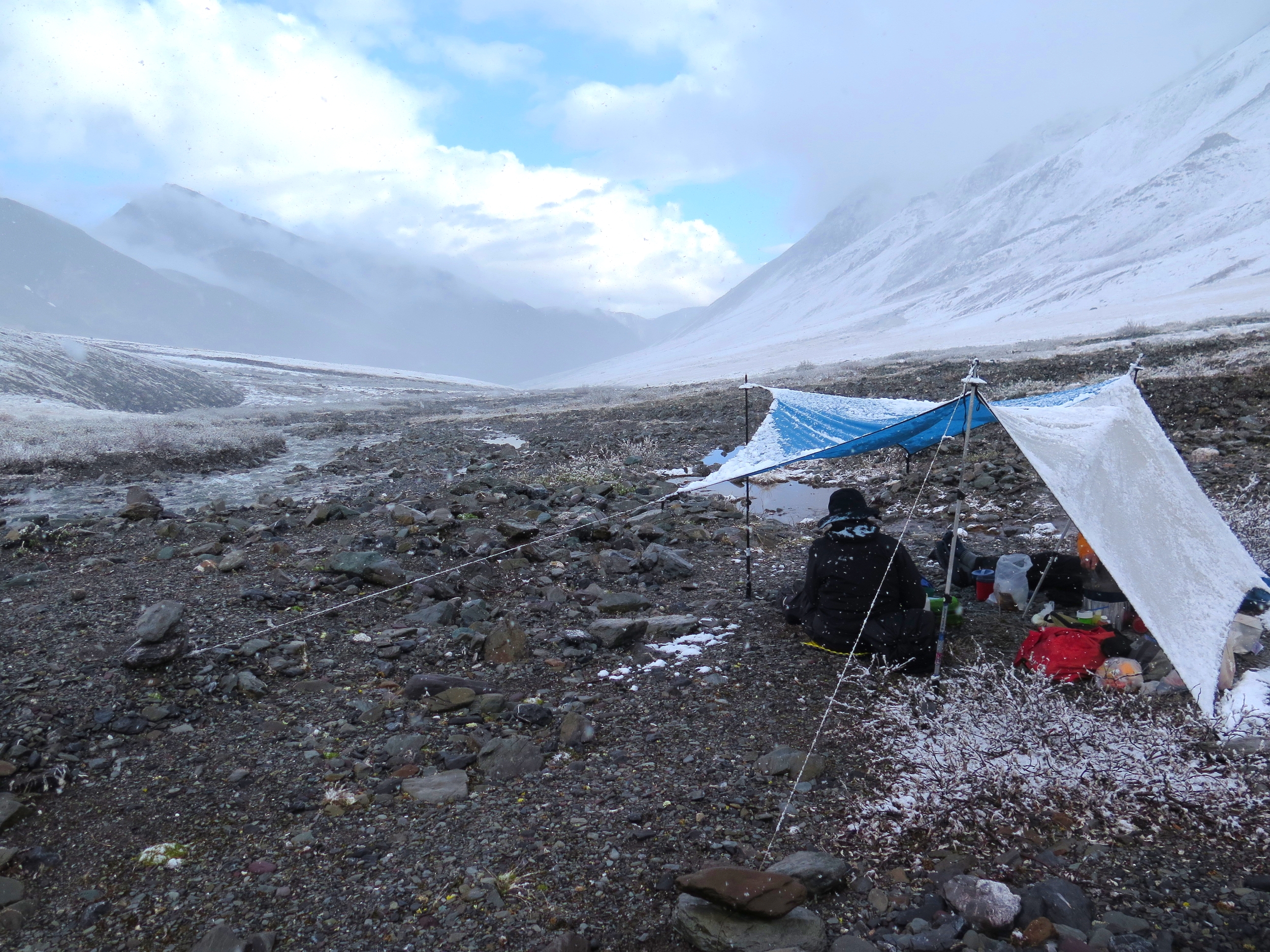 Snowy Campsite
