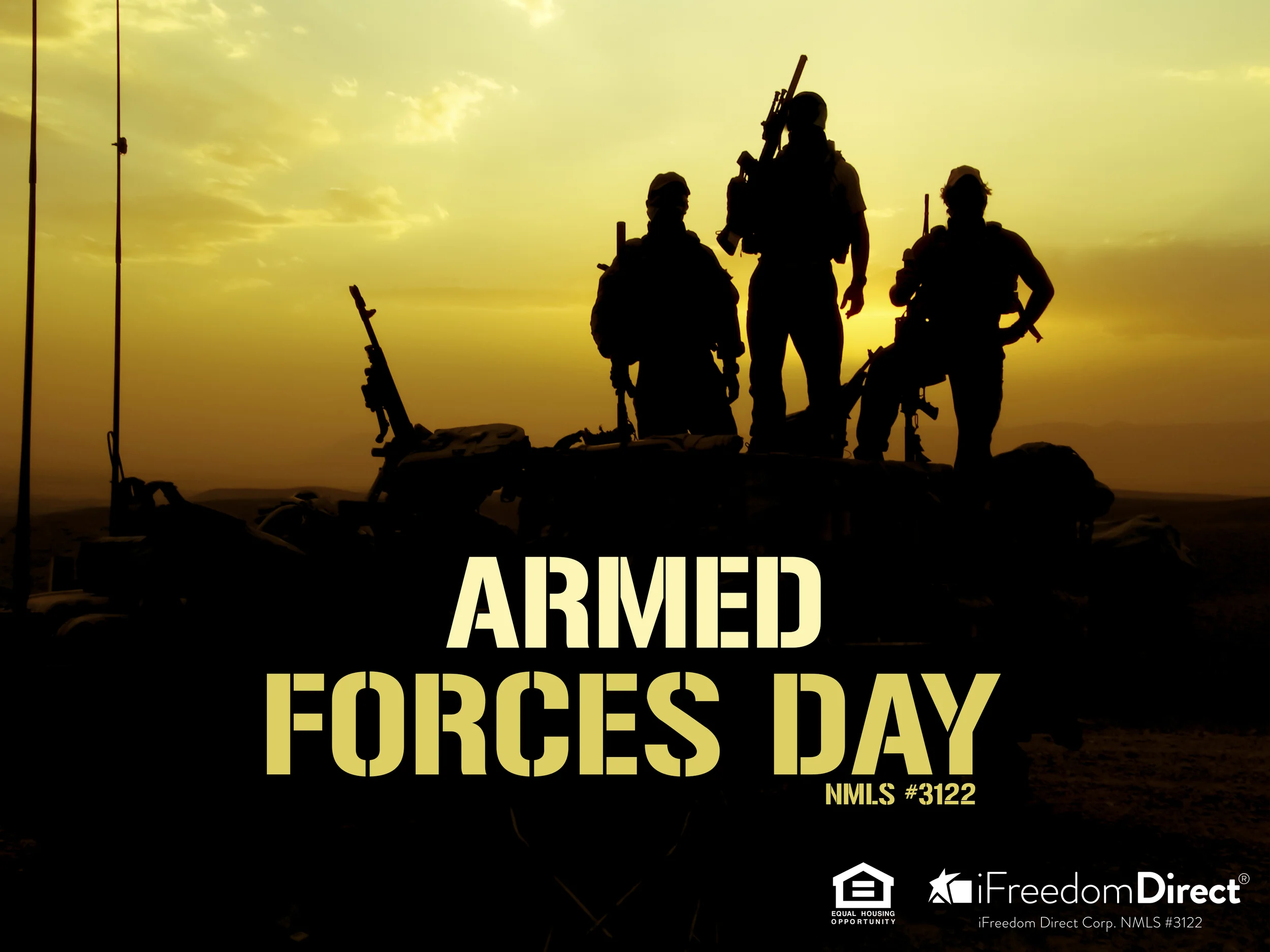 armed forces day social media marketing ad graphic design