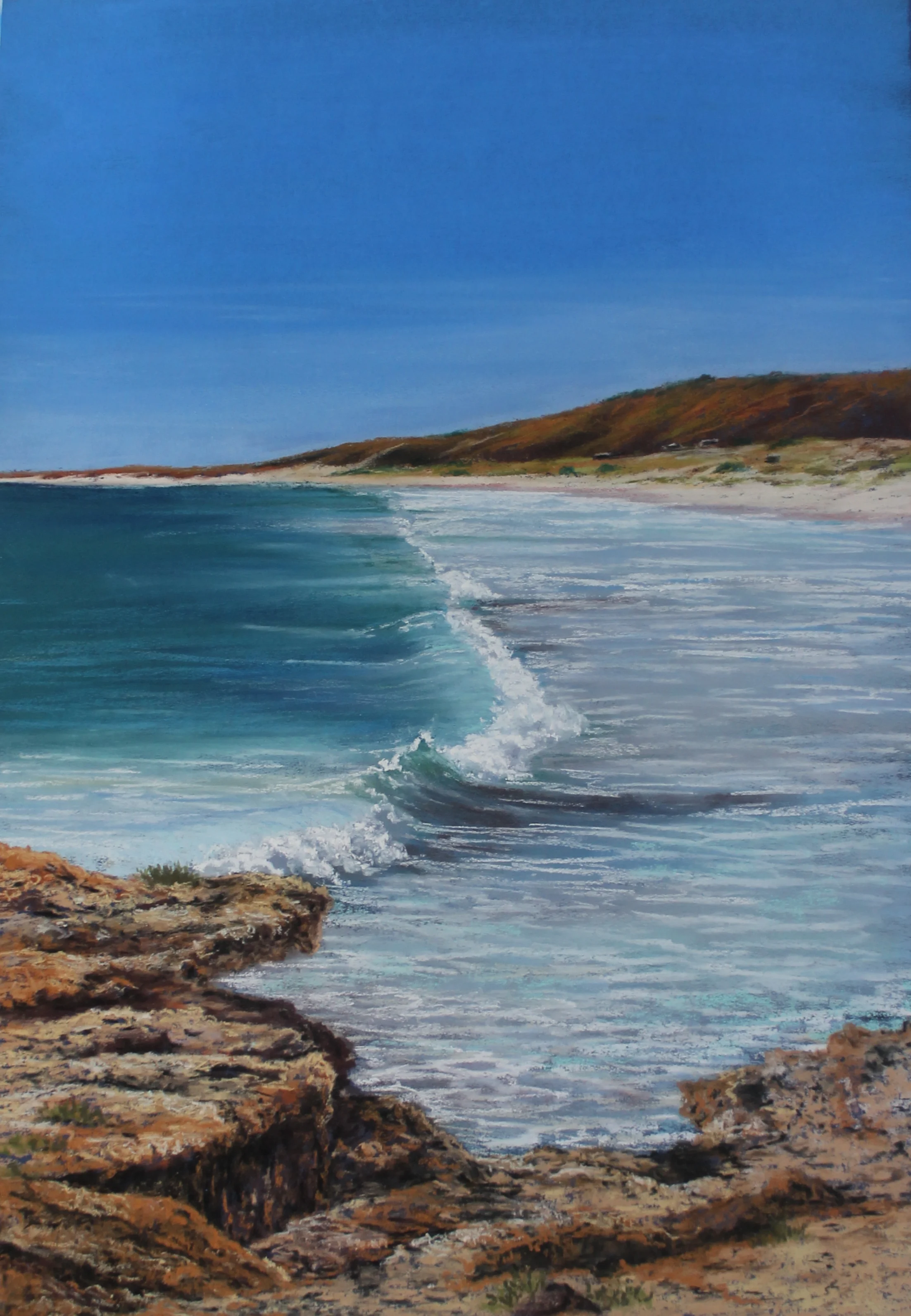 Ann Steer is a Western Australian Seascape artist. Ann was so inspired by recent travels to Cable Beach, Gnaraloo and Sandy Cape and has created a collection that showcases Western Australia’s powerful coastline, serene beaches and ever changing oceans. There will be works on display in both pastels and acrylics.