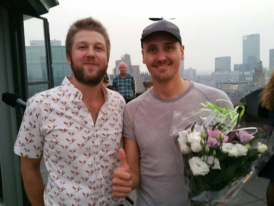 Winnaar van de Juryprijs: Woes Ploum (rechts) 