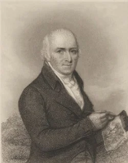 HUMPHRY REPTON, ENGRAVING H.B.HALL, 1839, NPG.