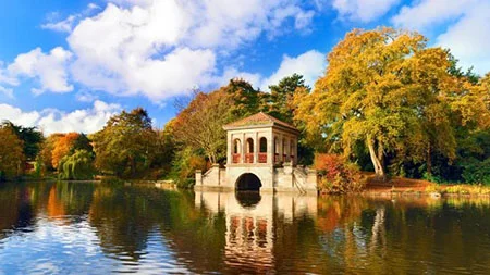 The roman boathouse at birkenhead in the wirral, usually acknowledged as the world’s first publicly funded civic park, the times/alamy photos.