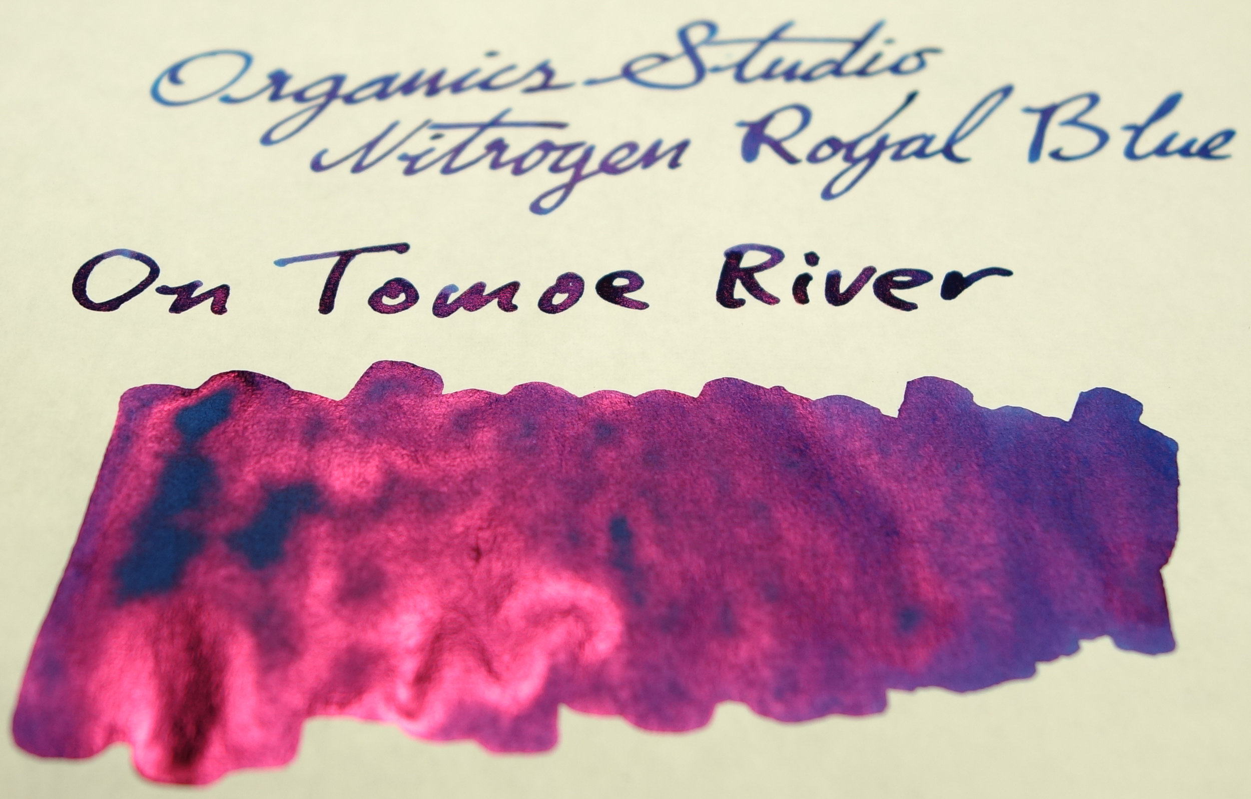 Ink Review: Organics Studio Nitrogen Royal Blue — Macchiato Man