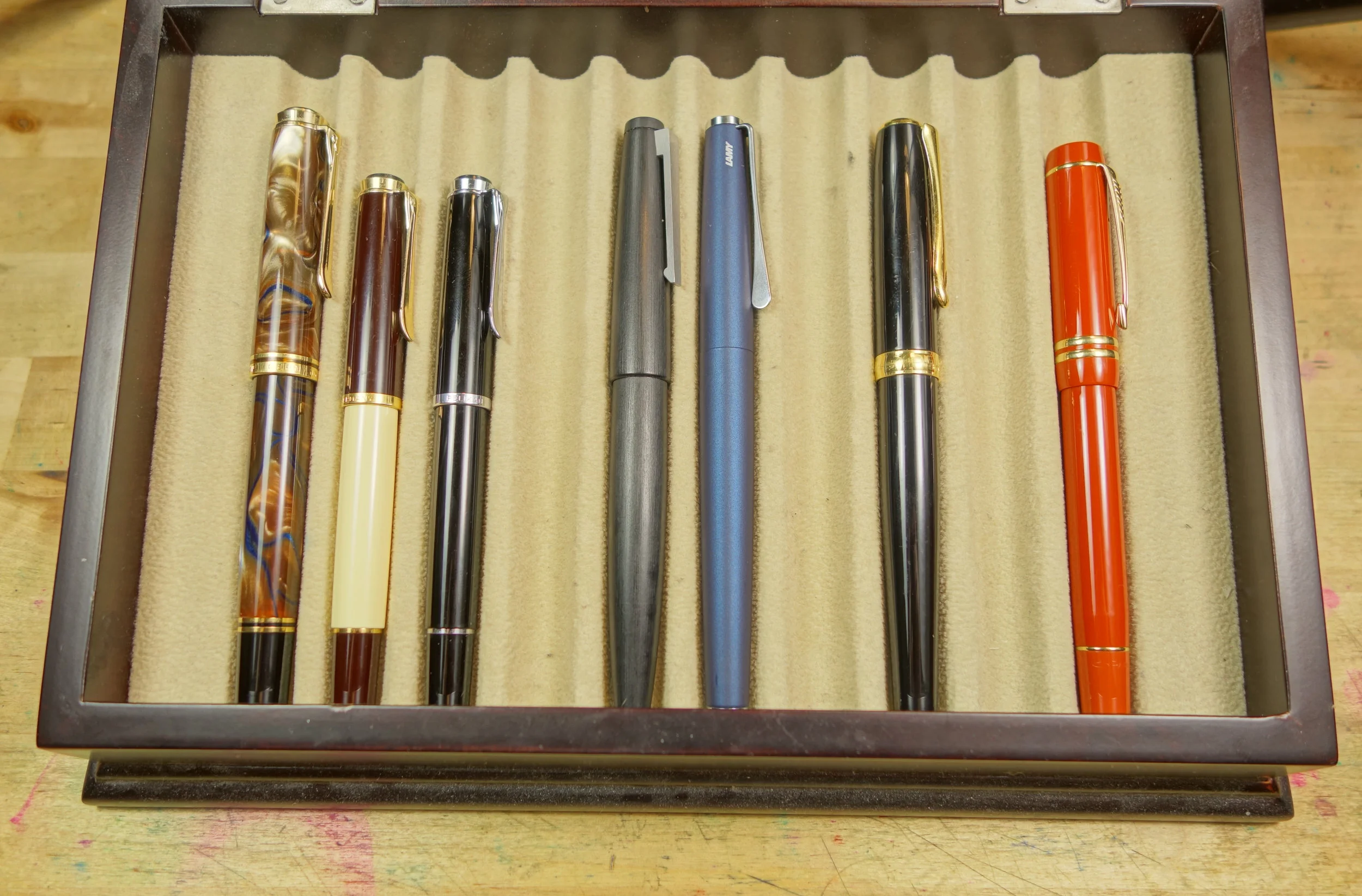 Pelikan, Lamy, Diplomat and Parker