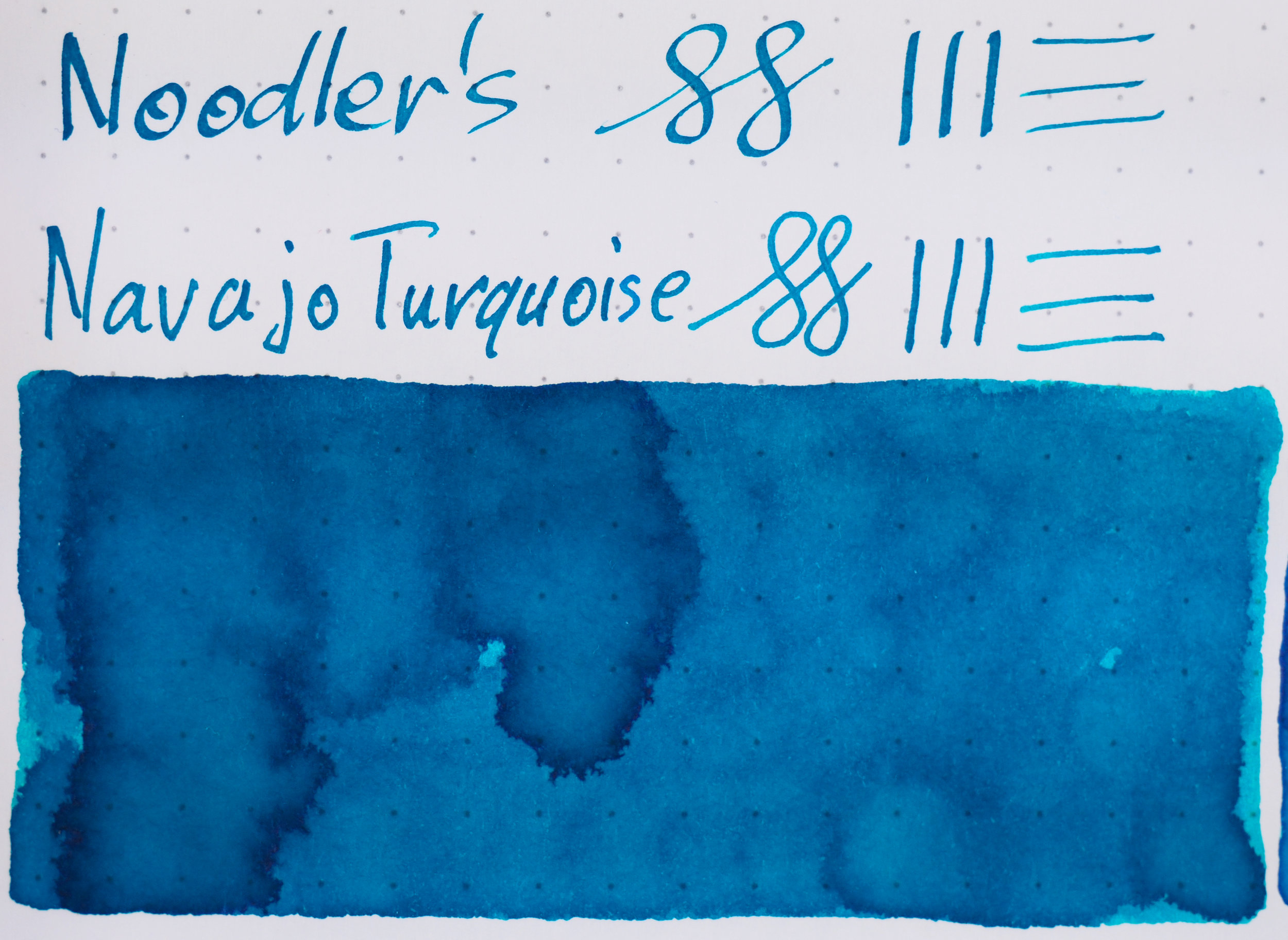 NOODLERS FOUNTAIN PEN INK NAVAJO TURQUOISE 30ML