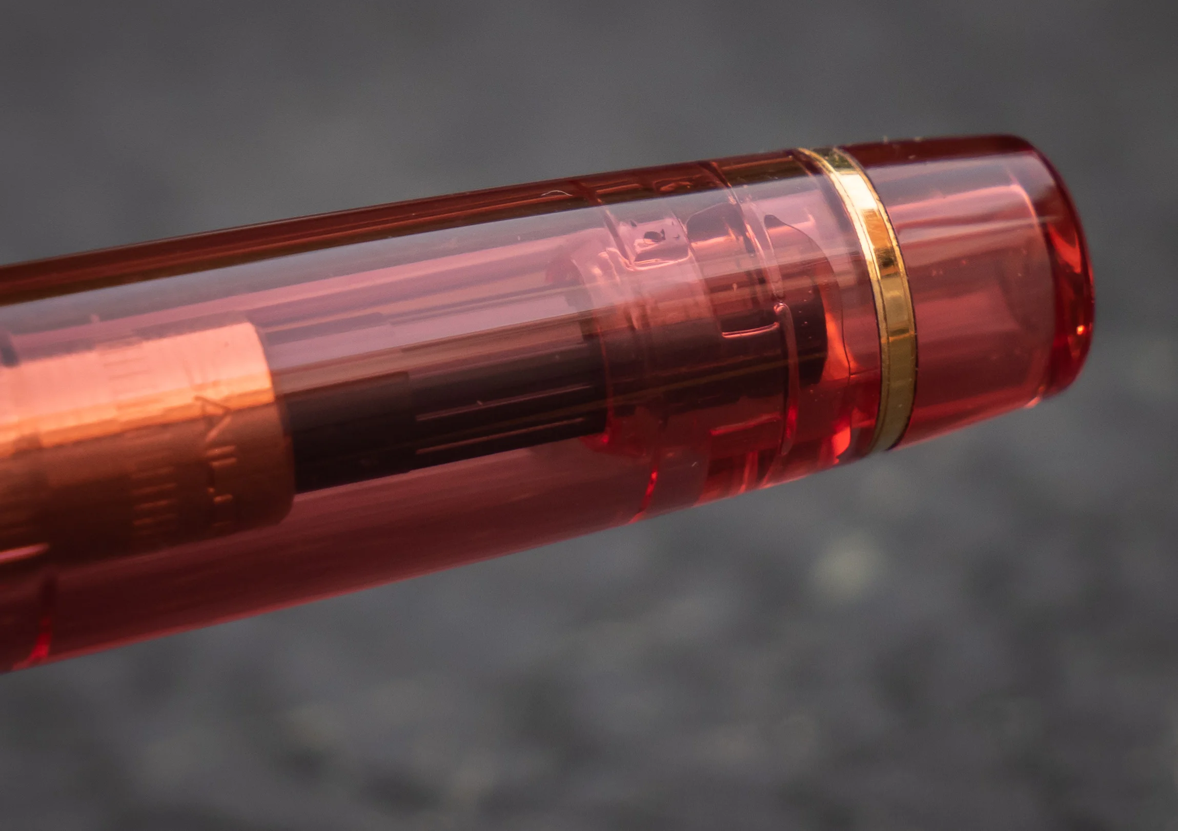 Glue holding the final onto the barrel.
