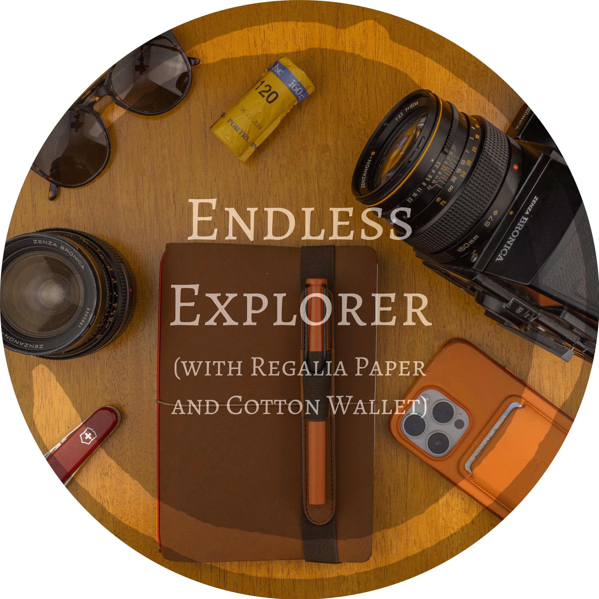 Endless Explorer A5 Refillable Leather Journal