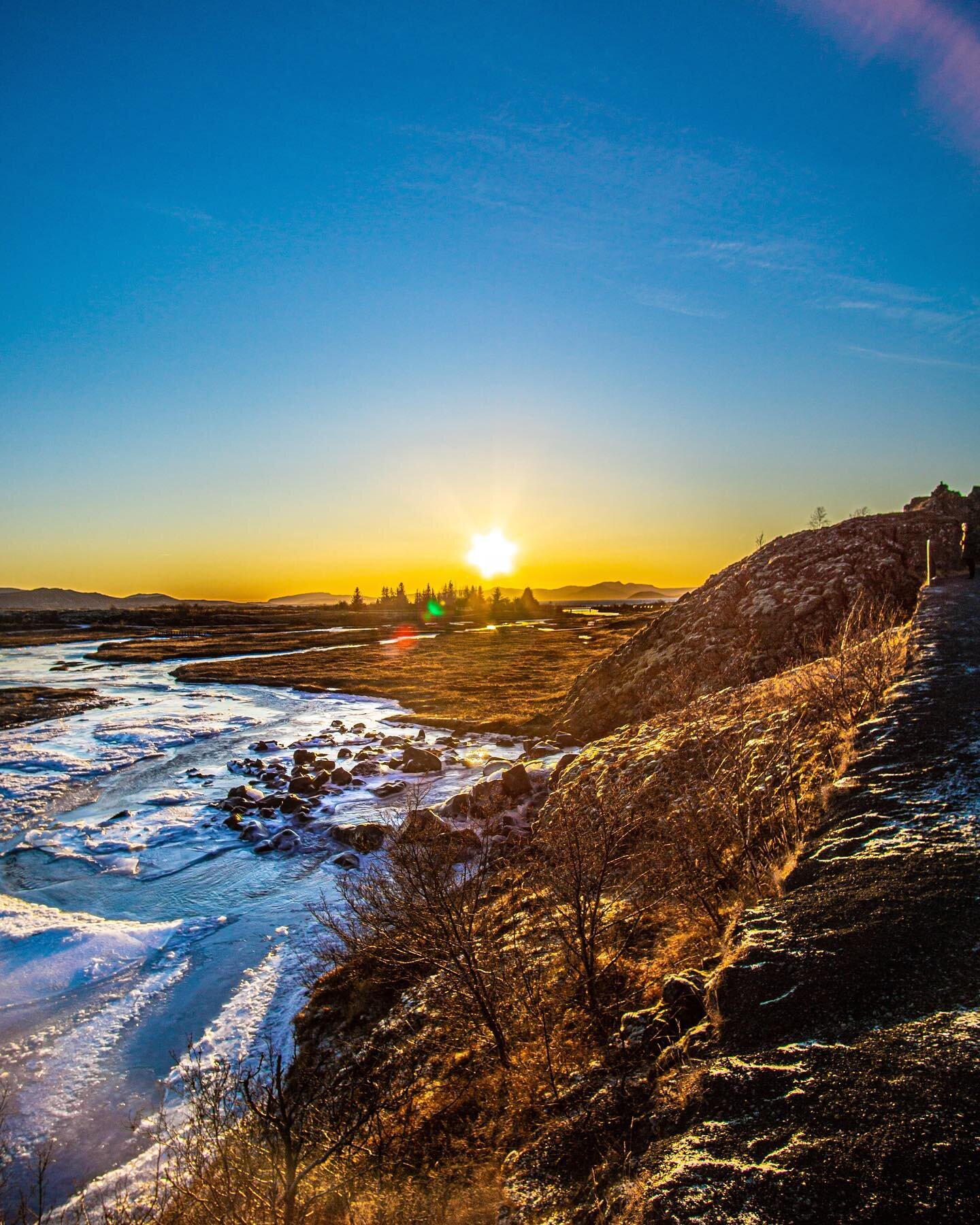 A shot from Iceland last month. At this time of year the sun is only up for roughly 4 hours, but that means 4 hours of joyous sunrise/sunset time!
&bull;
&bull;
&bull;
#iceland  #icelandtravel  #icelandtrip #exploreiceland #visiticeland #reykjavik #i