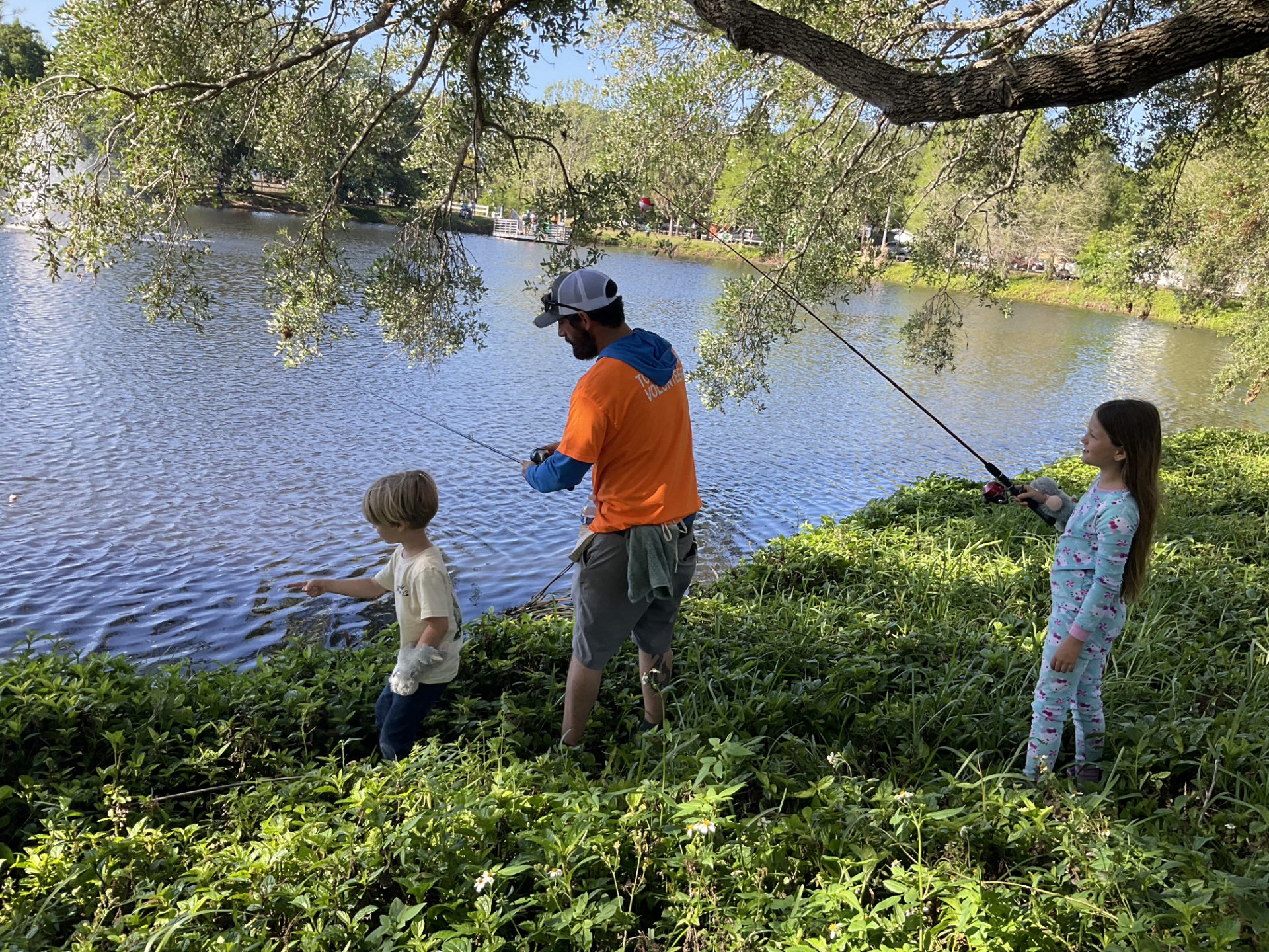 Waiting patiently for Volunteer to help 