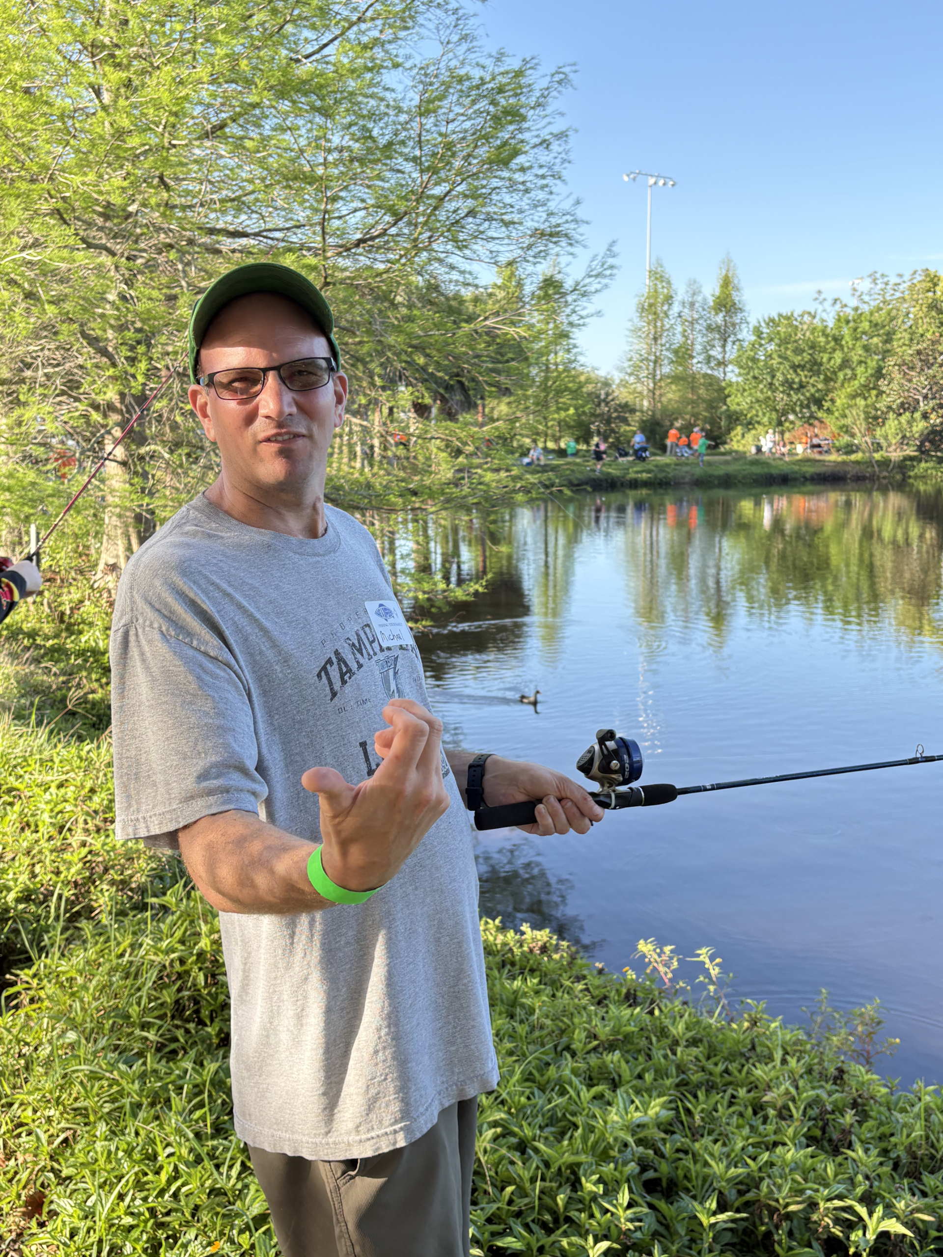 Waiting patiently for that fish