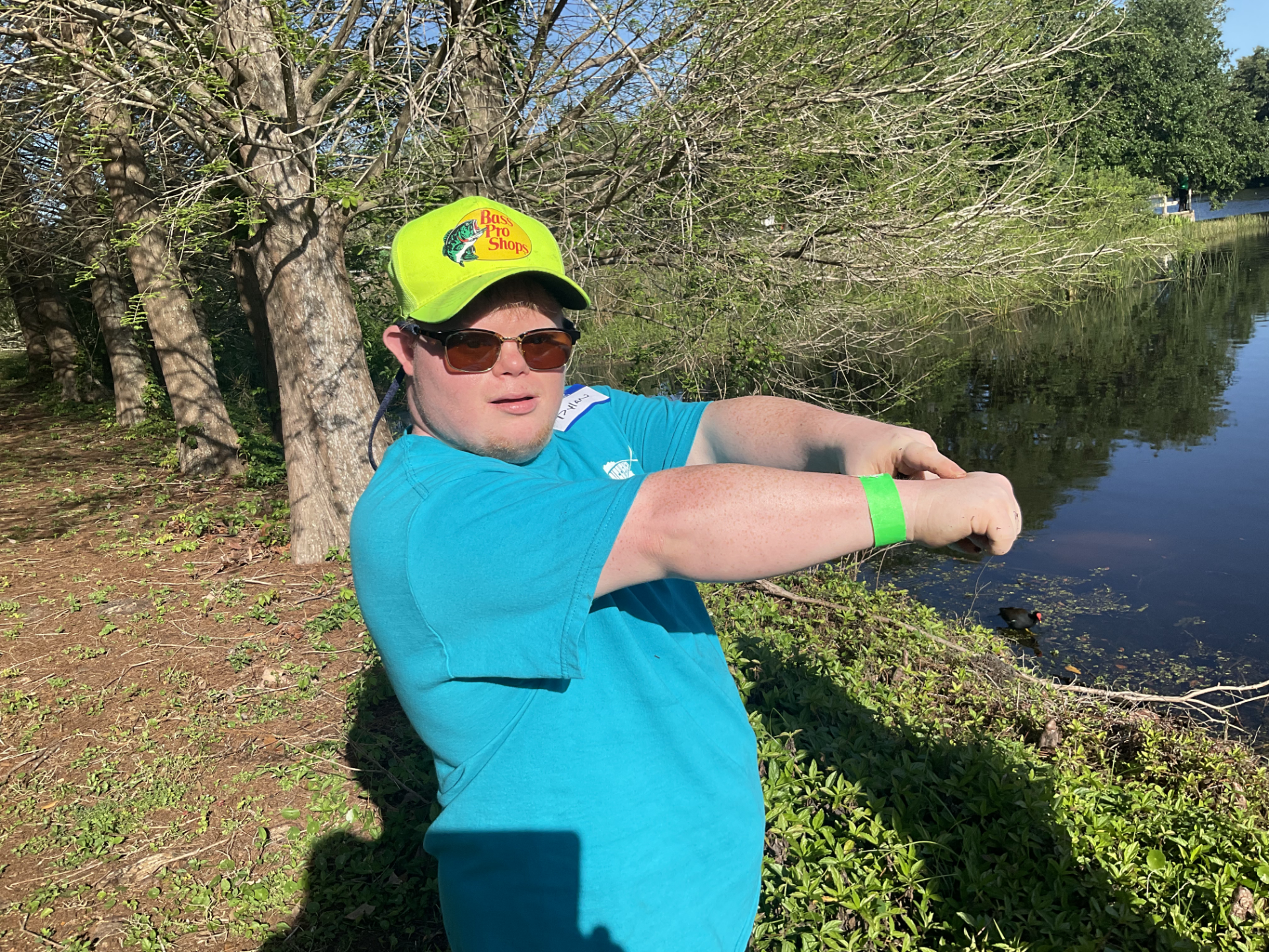 Fish was as big as my arm 