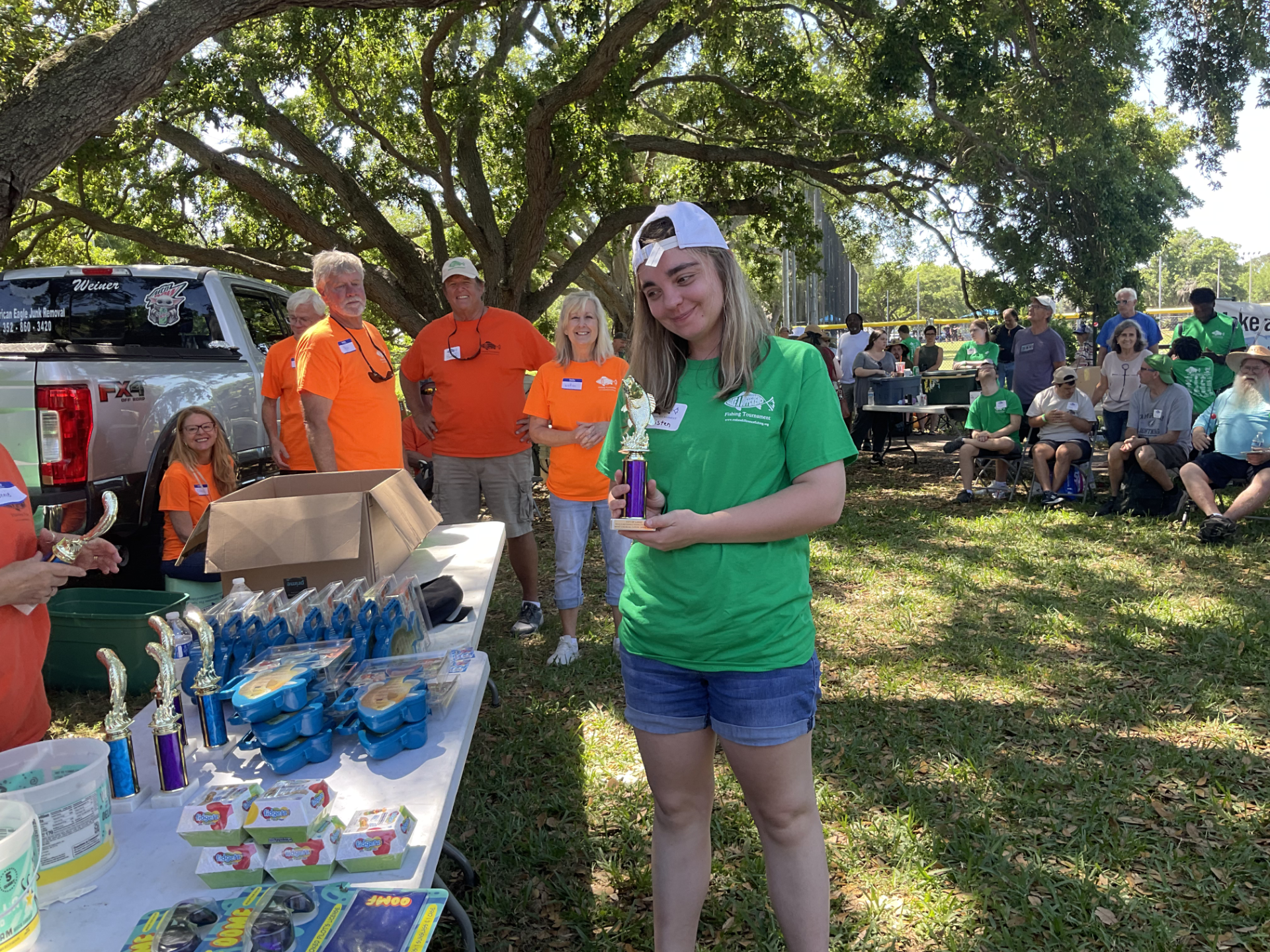 Beautiful trophy smile