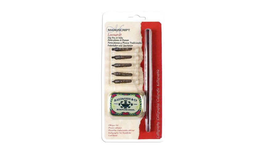 Leonardt Oblique Dip Pen & Nib Set