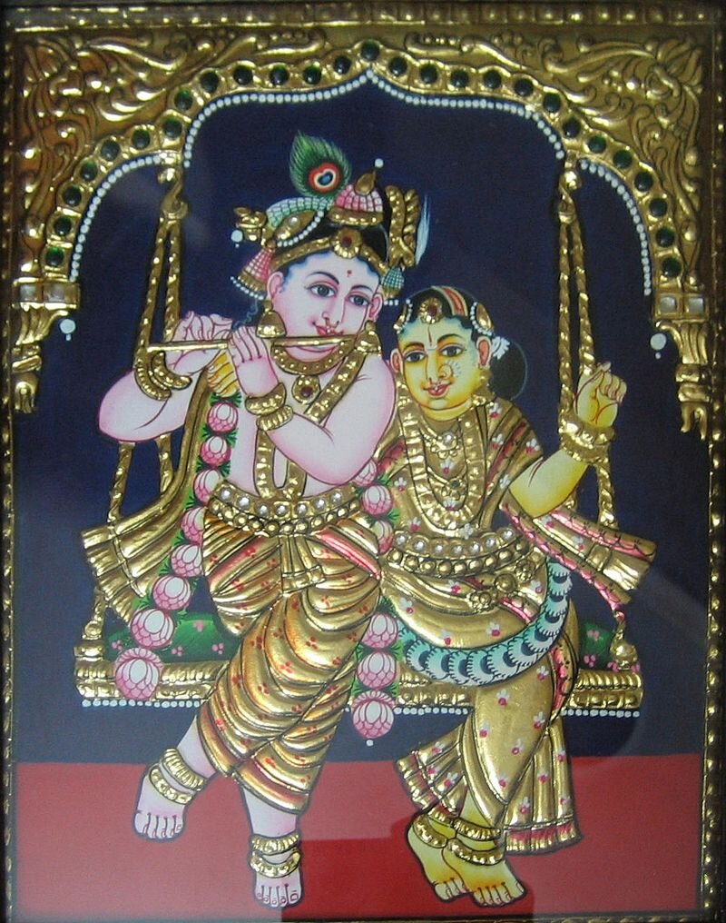 my artviews: Tanjore paintings-Indian Traditional Art