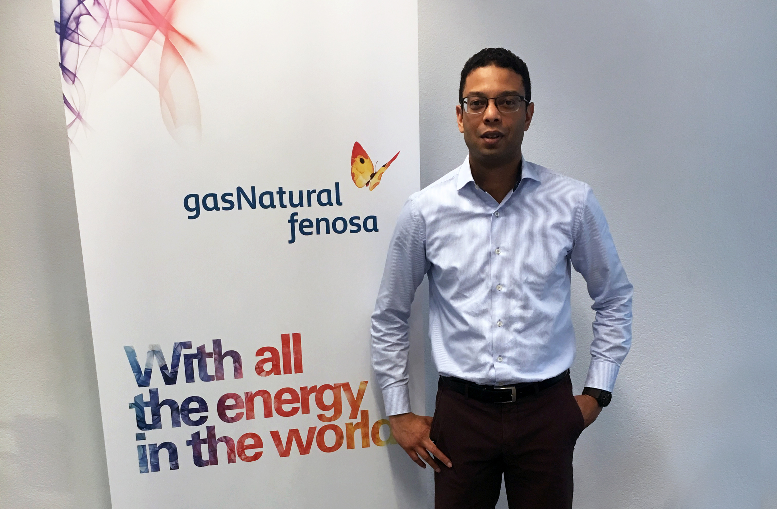 Ashwin Imambaks, Sales Manager van Gas Natural Fenosa