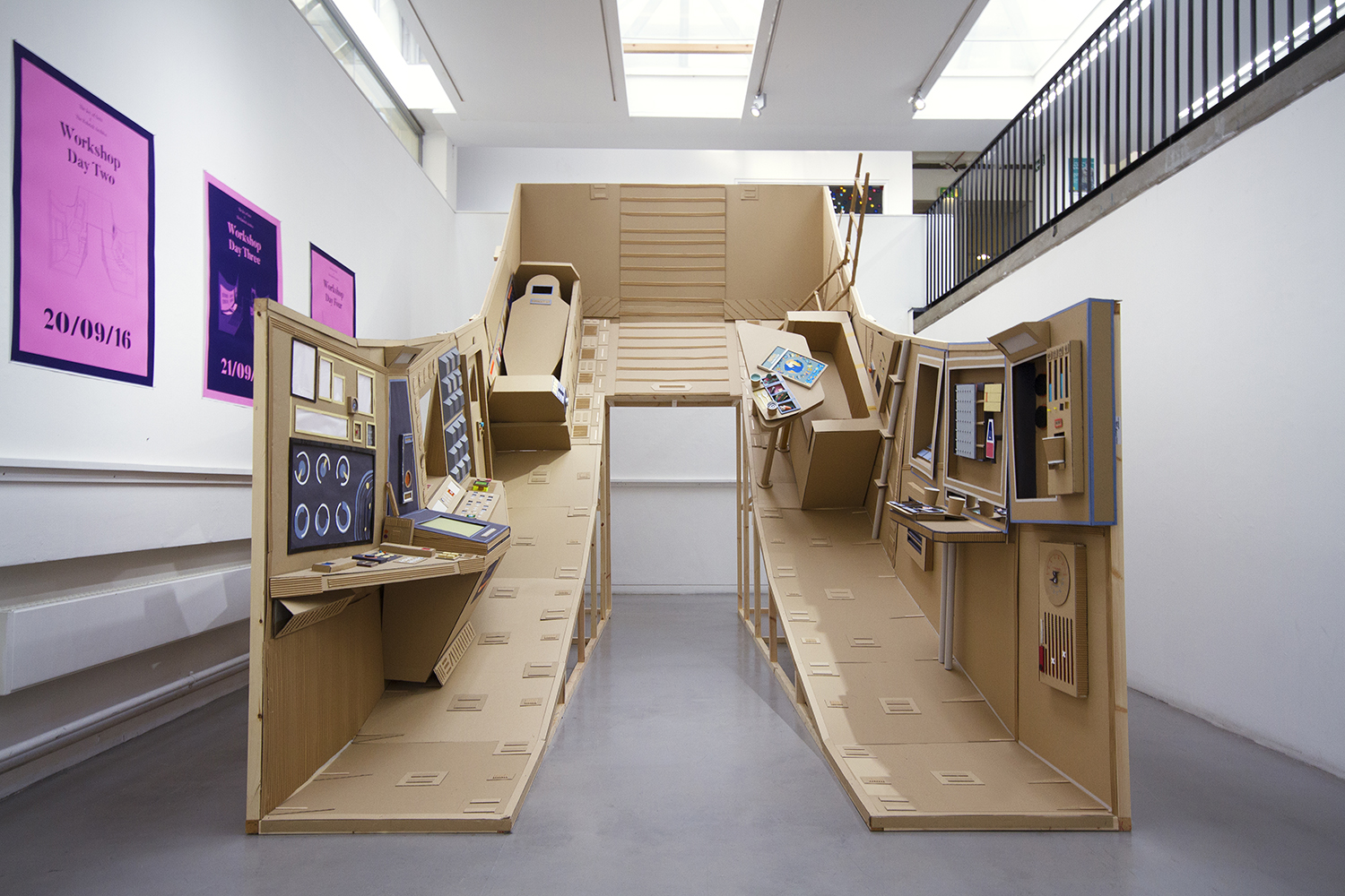 Joy of Sets x The Kubrick Archive / Centrifuge installation in The Well Gallery, London College of Communication. Image credit: Scene Everything