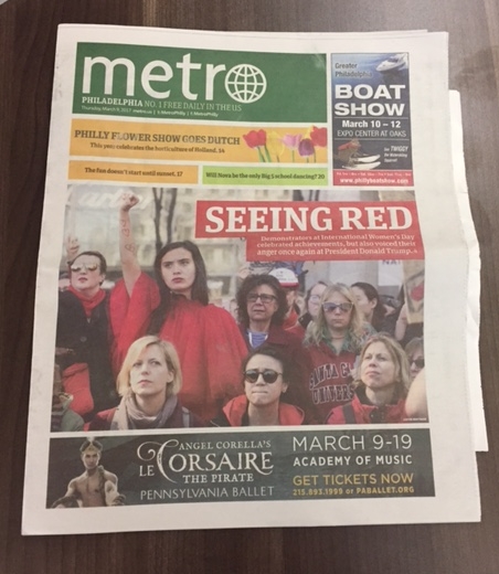 Print Ad in Metro