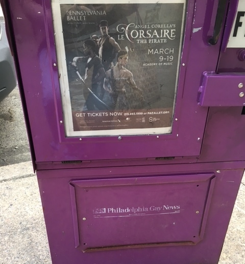 Print Ad in Philadelphia Gay News