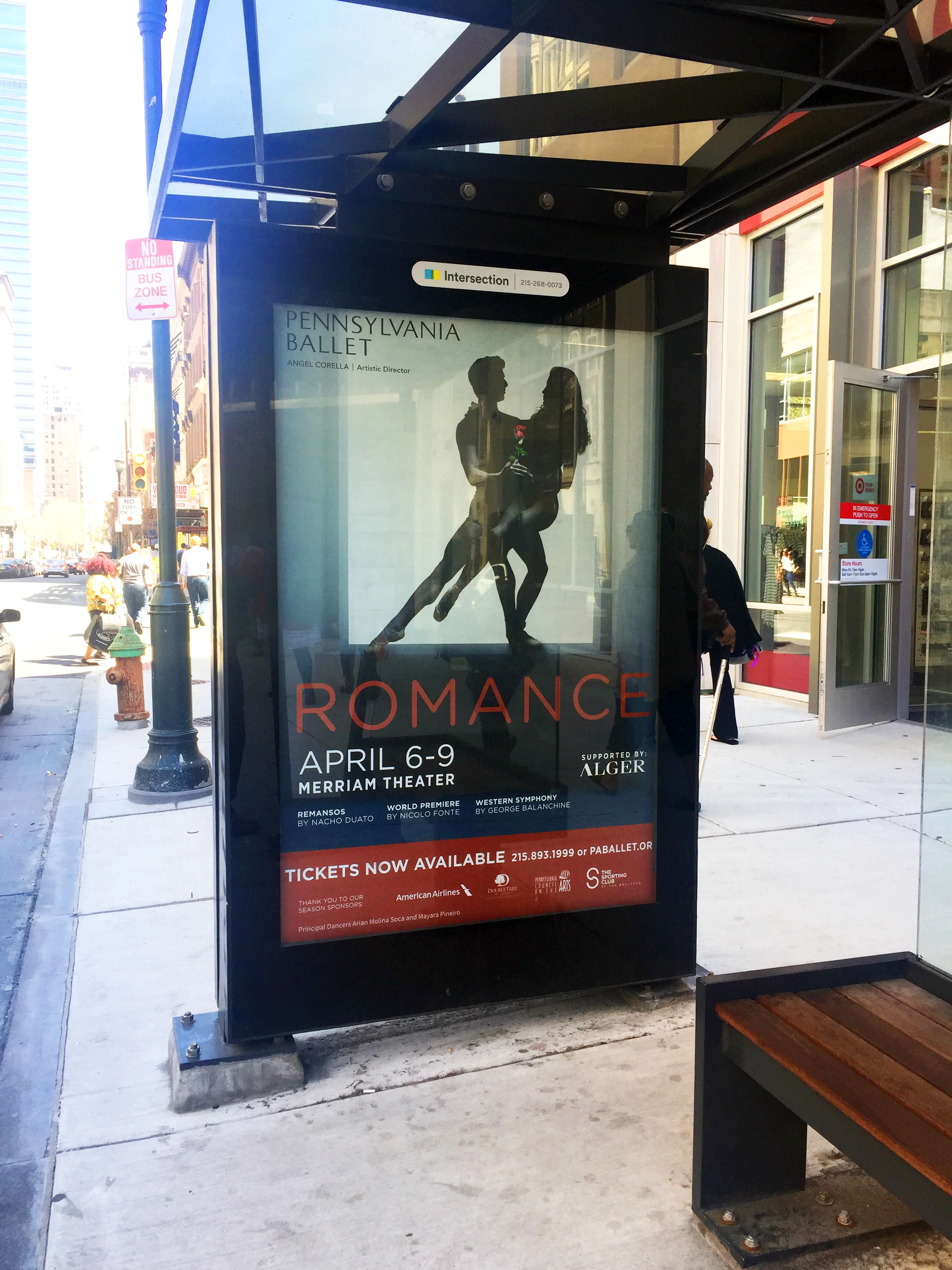 CCD Poster at Chestnut & 19th Street, Philadelphia