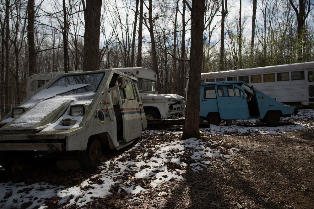 Exploring the old buses