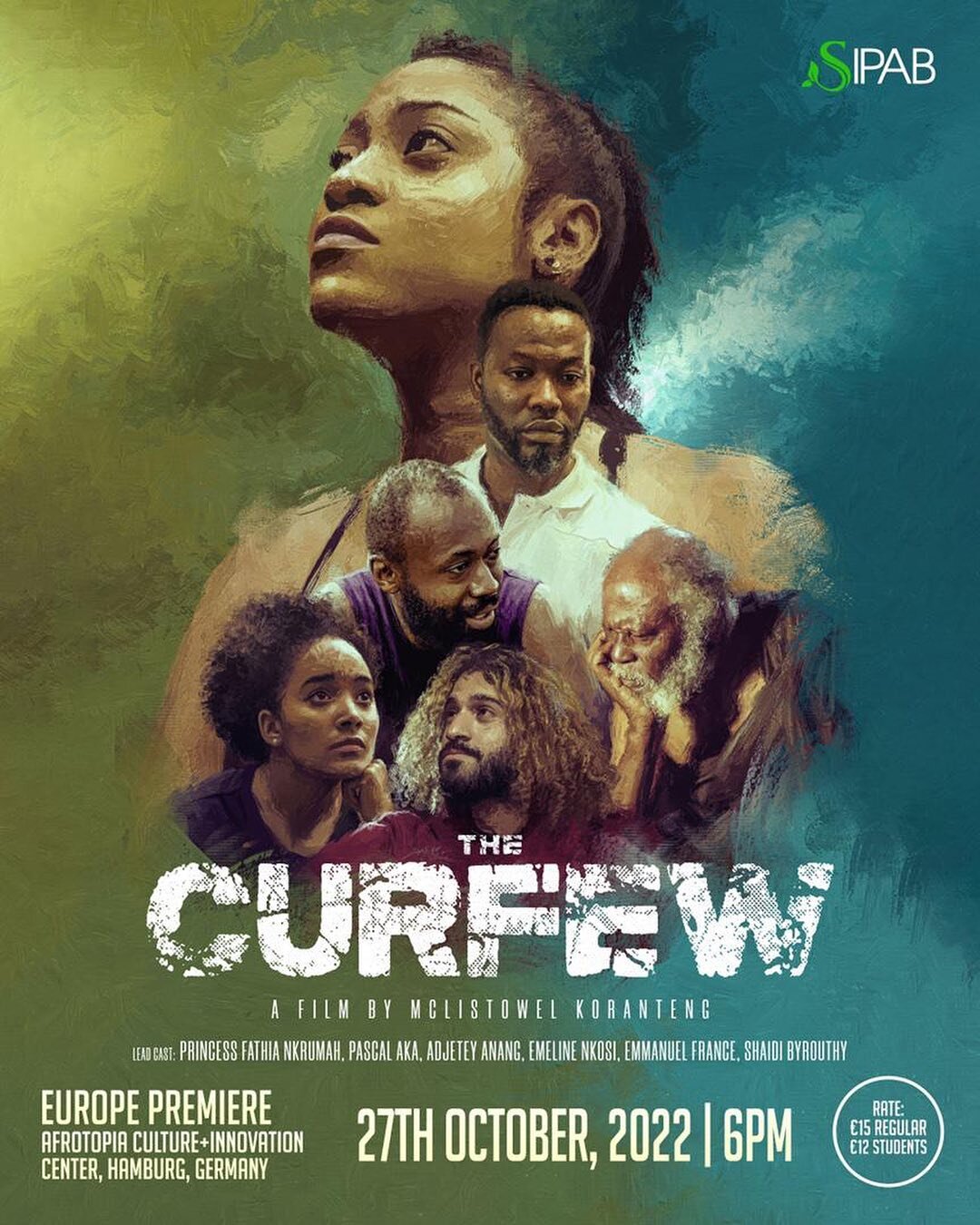 Hello everyone,

*The Curfew comes to Europe*
Excited to share our film The Curfew movie will be screening in Europe for the first time during the SIPAB Conference and art exhibition happening at The Afrotopia cultural and innovation center in Hambur