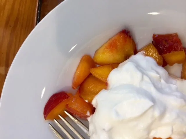 Peaches &amp; Fresh Cream