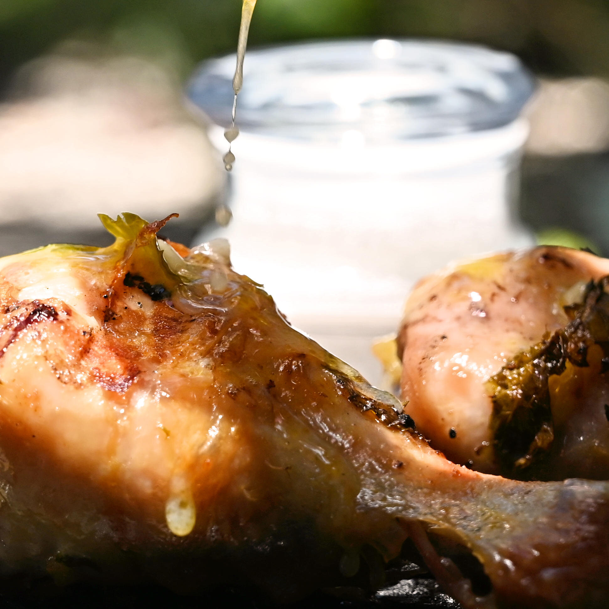 Salmoriglio Marinated Chicken Legs