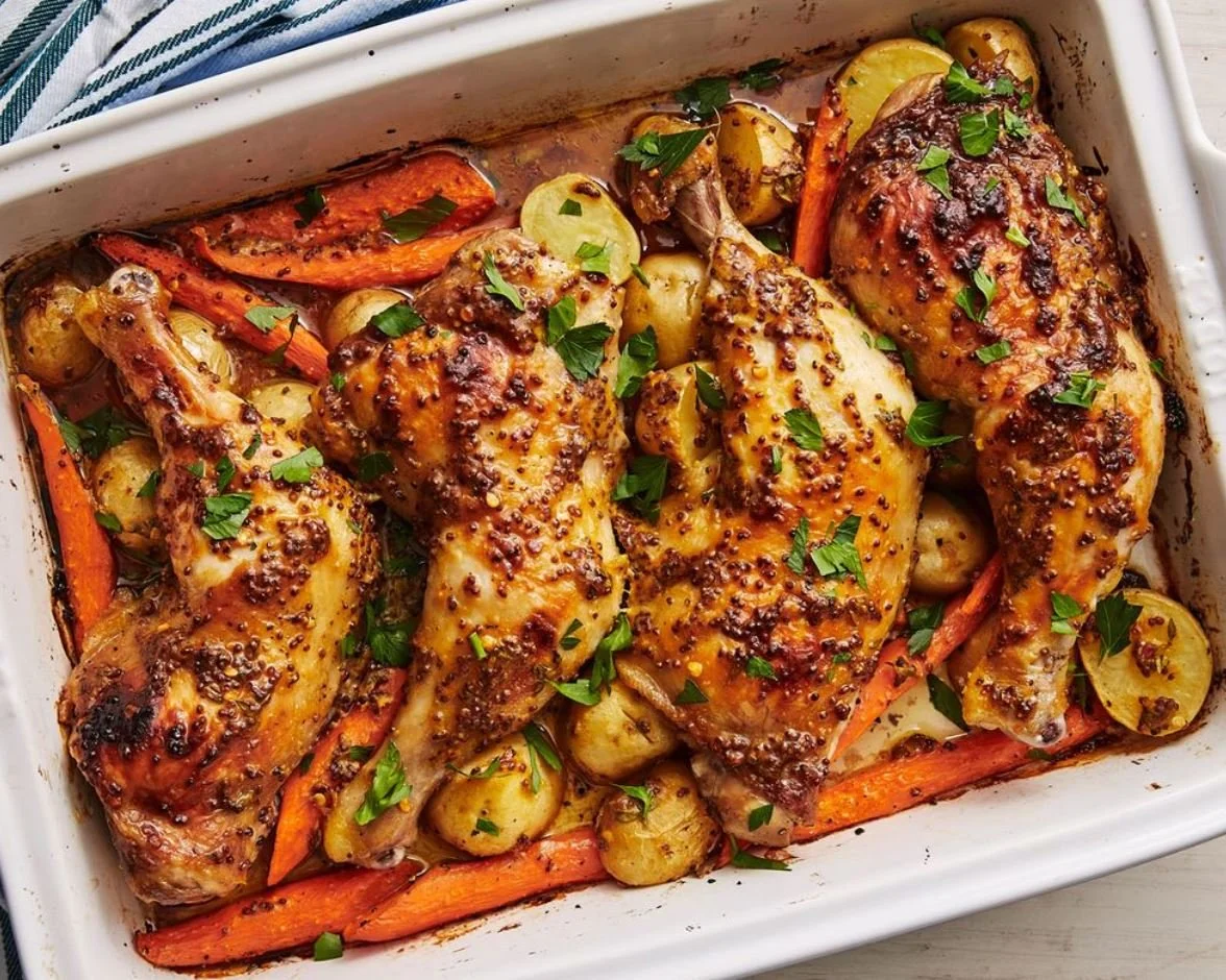 Maple Mustard Chicken Legs