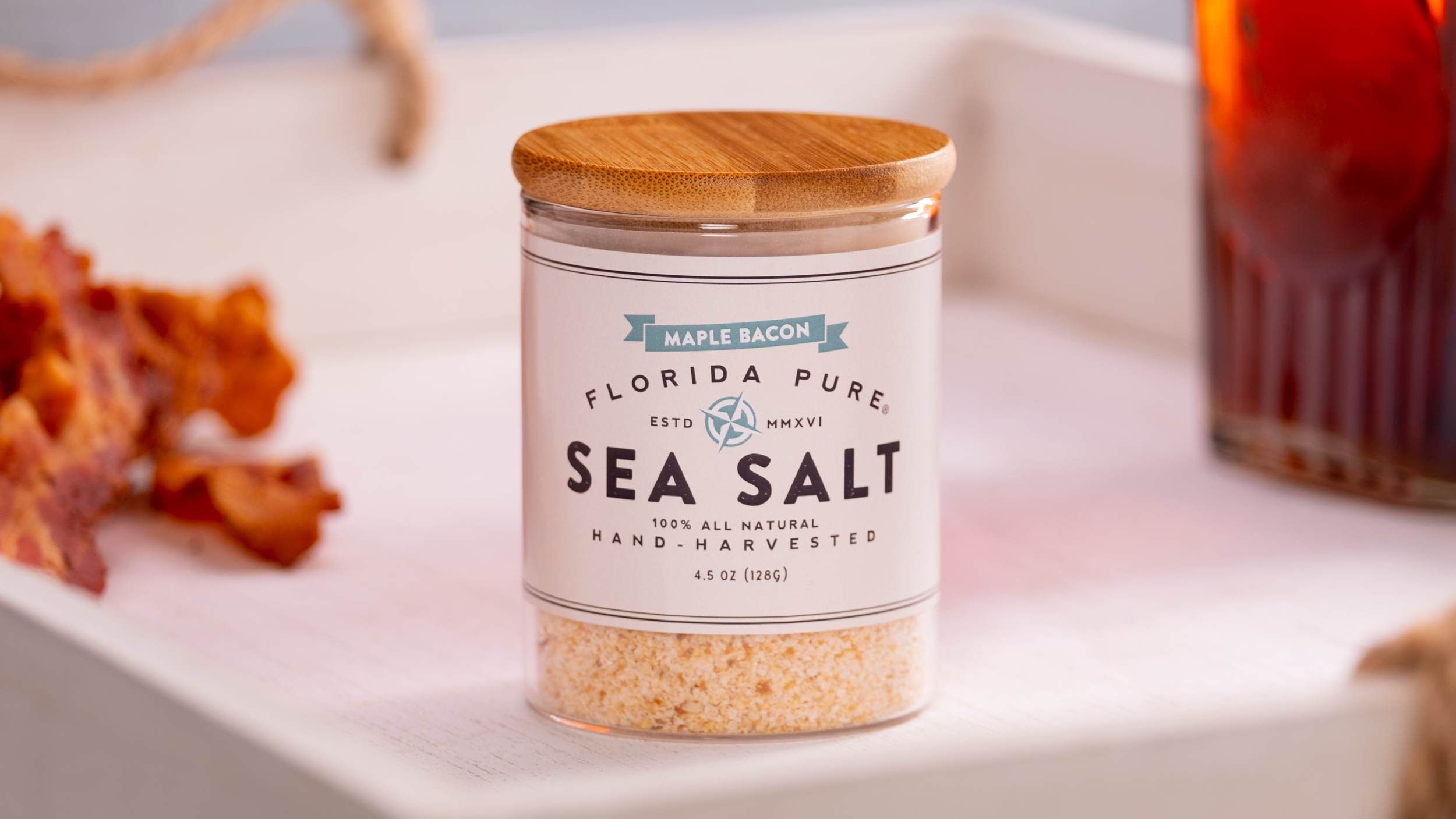 Smokey Bacon Infused Sea Salt