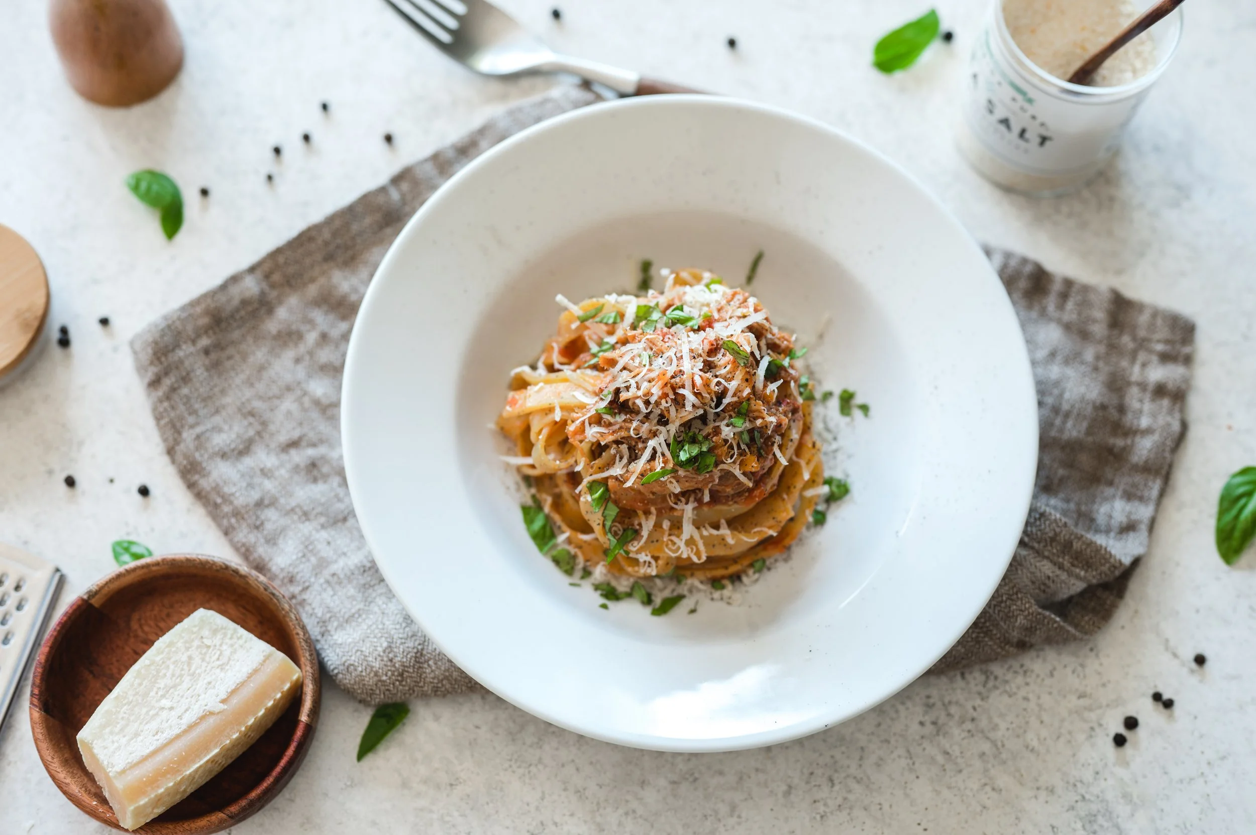 Pork Ragu with Garlic Sea Salt