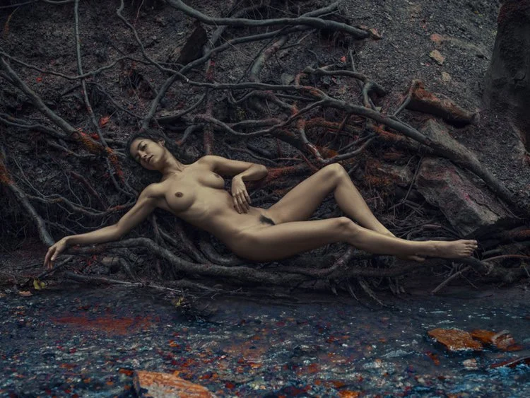 Love Me Like A River Does by TINA TRUMPP, nude in nature