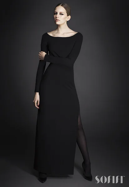 JERSEY GOLDEN CHAIN DRESS