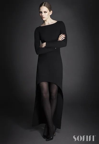 JERSEY FRONT CUT DRESS