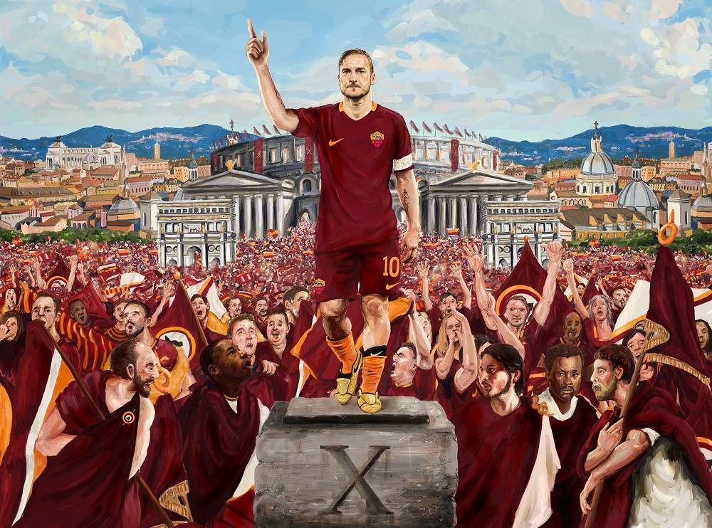 Nike / Tiempo Totti X Roma boot release — Phil Galloway Draws